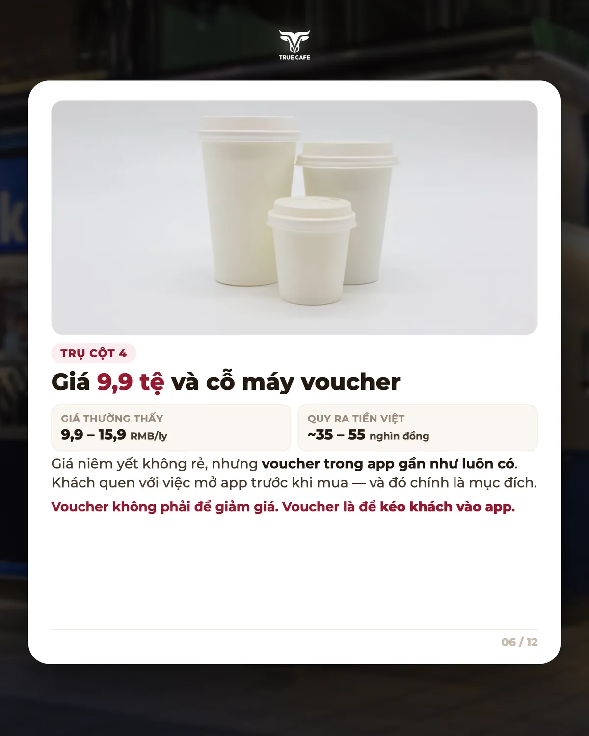 Trụ cột 4 — Giá 9,9 tệ và cỗ máy voucher