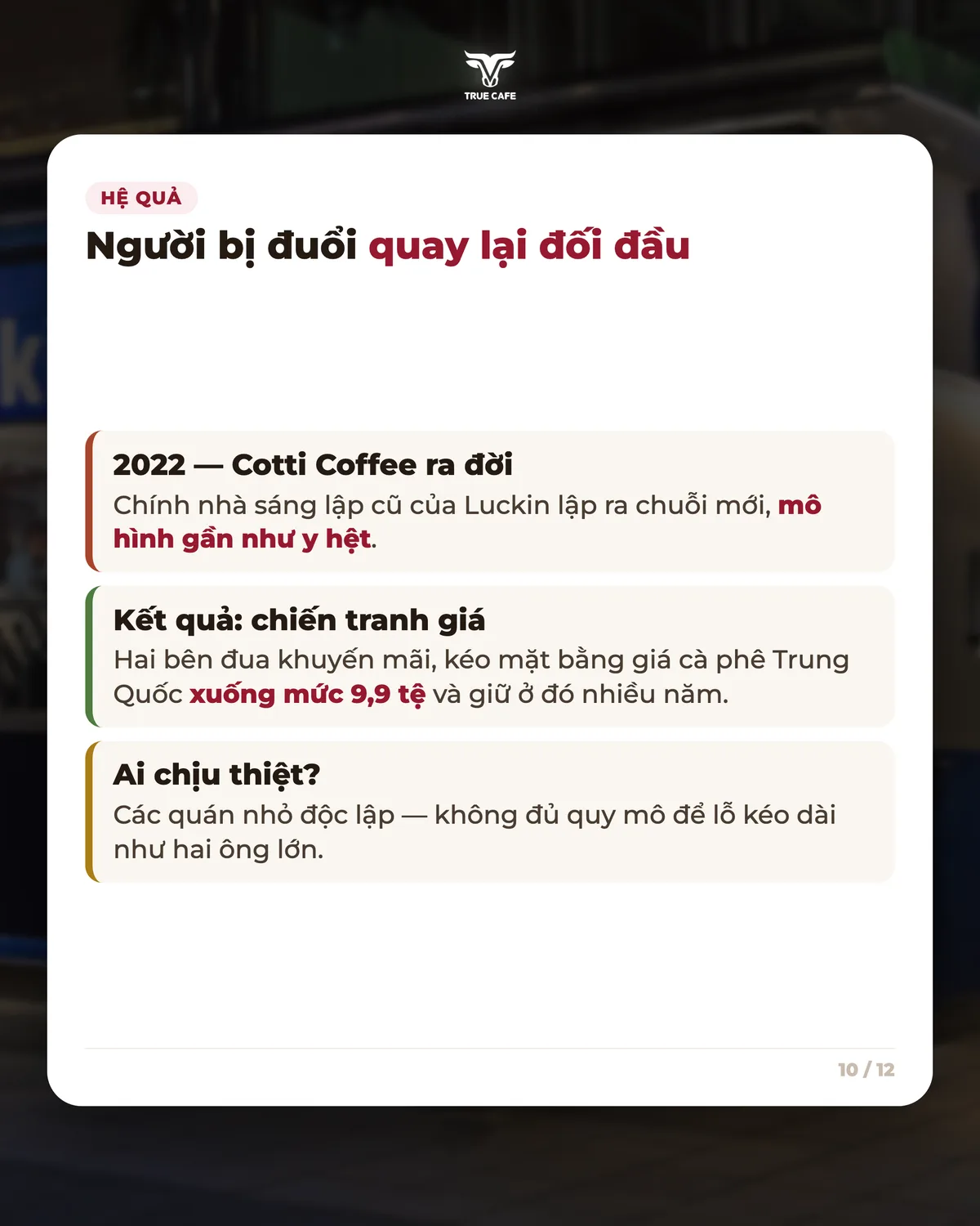 Hệ quả — Người bị đuổi quay lại đối đầu