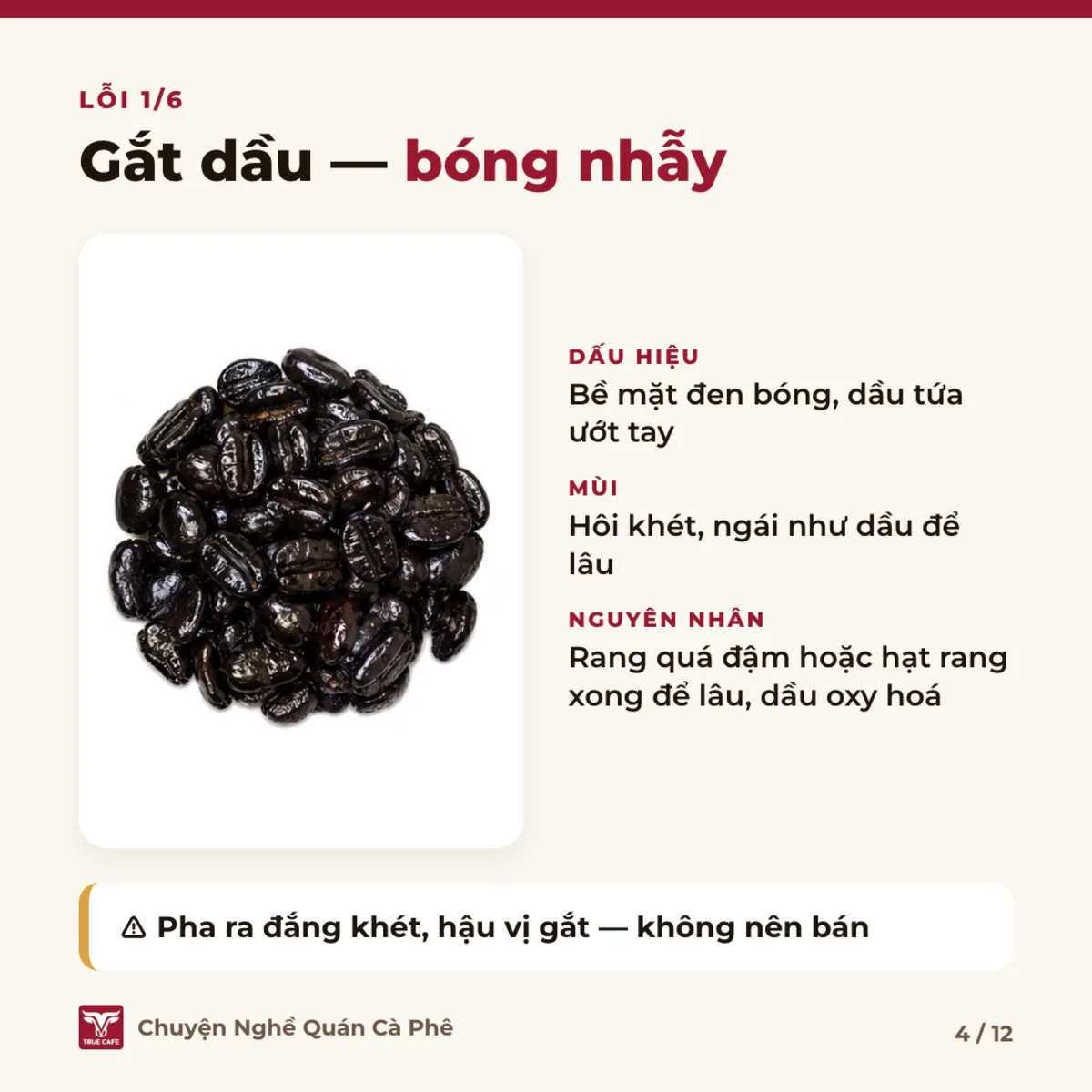 Lỗi 1/6 — Gắt dầu — bóng nhẫy