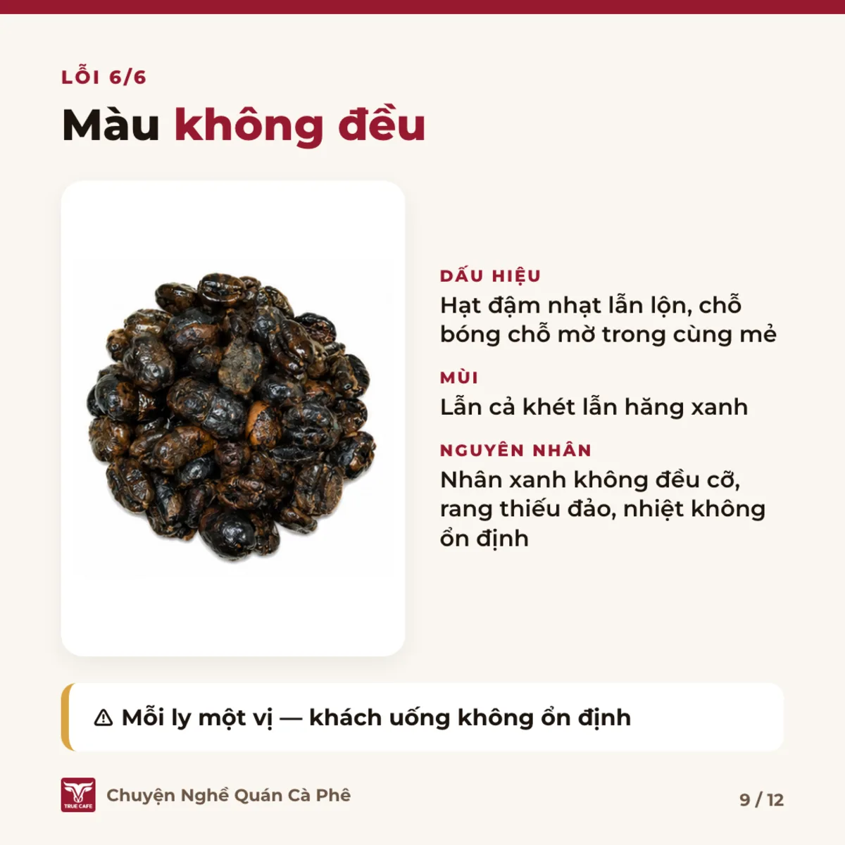 Lỗi 6/6 — Màu không đều