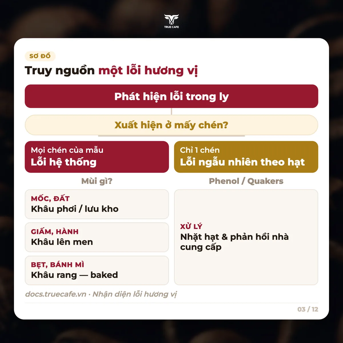 Truy nguồn một lỗi hương vị
